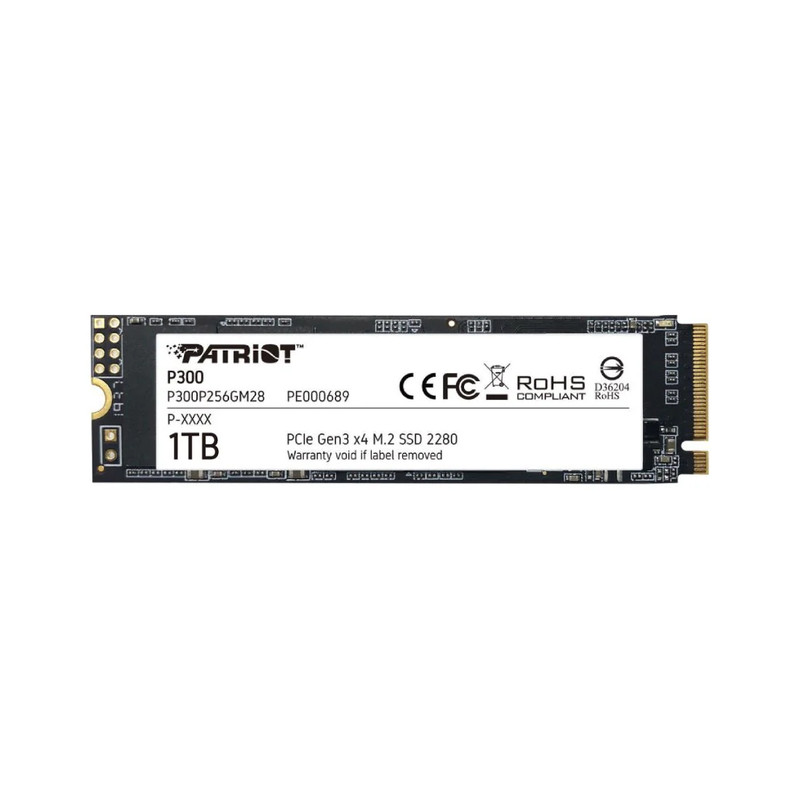 Patriot P300 1TB NVMe M.2 Internal SSD - مساحة تخزين